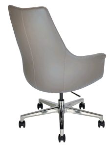 Imitation leather office chair - back angle