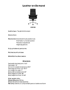 LOD128 Spec Sheet